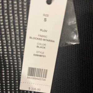 HELMUT Lang NEW 50% OFF Graphic BLACK WHITE Crew Sweater Sz S ORIG $335+!!!